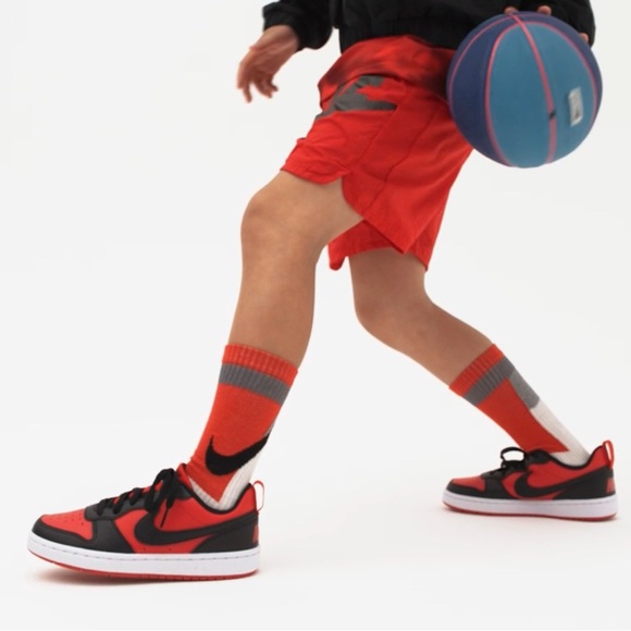 Nike Red and Black Athletic Shoes